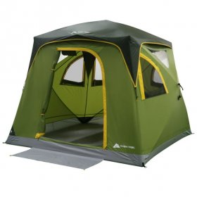 Ozark Trail 4-Person Instant Tent Pop up Hub Tent,Green