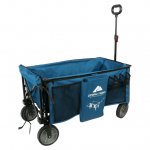 Ozark Trail Quad Folding Camp Wagon with Tailgate,Blue