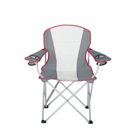 Ozark Trail,Oversized Quad Chair,Adult,Off White & Grey