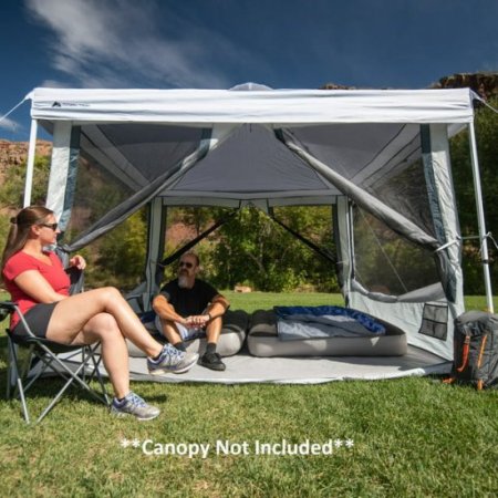 Ozark Trail 7-Person 2-in-1 Screen House Connect Tent with 2 Doors,Canopy Sold Separately