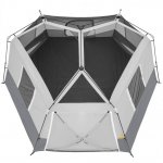 Ozark Trail 17' x 15' Person Instant Hexagon Cabin Tent,Sleeps 11