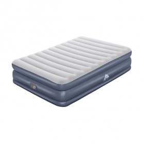 Ozark Trail Tritech QuadComfort 18" Air Mattress Antimicrobial Coating with Built-in AC Pump,Queen