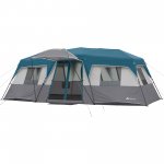 Ozark Trail 20' x 10' Instant Cabin Tent in Gray and Teal,Sleeps 12