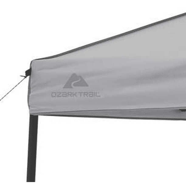 Ozark Trail 8' x 10'Gray Instant Outdoor Canopy